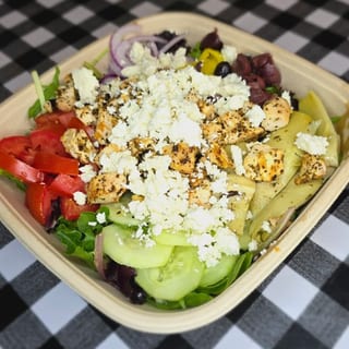 Greek Salad with Chicken