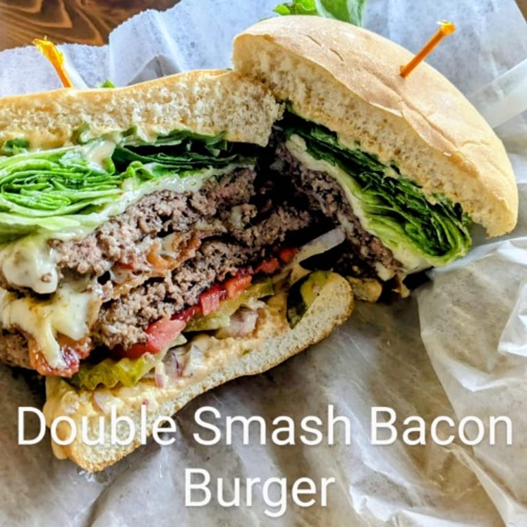 Indulge in Our Bacon Burger