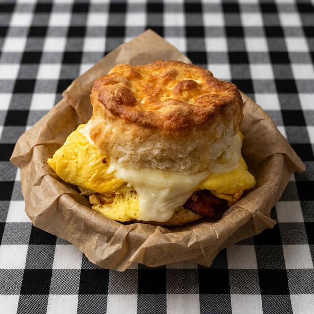 Bacon, Egg and Cheese Biscuit.