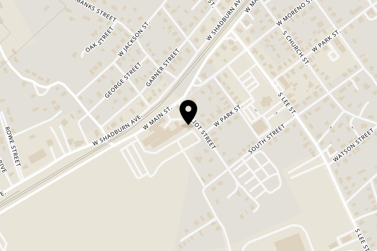 Map showing the location of Main St. Deli on 554 W Main St #700 in Buford